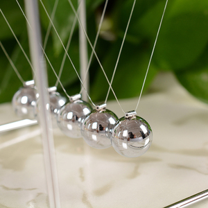 <span class=keywords><strong>Newton</strong></span>'s Culla in acciaio inox pendolo fisica giocattolo ufficio Stress sollievo da ufficio regalo Zen aziendale - Product Image 3