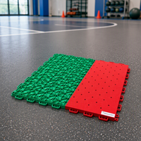 Dalles modulaires PP durables pour sols sportifs suspendus, antidérapantes et amortissantes pour studios d'aérobic, de zumba et salles de danse