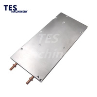 Dissipateur thermique à tube thermique solide personnalisé en aluminium extrudé avec 700 W de tubes thermiques intégrés, dissipateur thermique plat pour LED