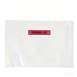 Bolsa de Envío Transparente de Polipropileno de 2.5 Mil, Impresa en Offset, con Etiqueta para Documentos Adjuntos, Embalaje Protector para Envío de Documentos - Product Image 2