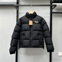 Veste d'hiver réversible en duvet de style gothique classique 1996 en PU personnalisé, grande taille, chaude, confortable et résistante au froid