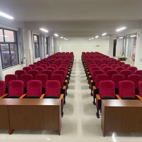Salle de conférence universitaire coque en plastique sièges d'auditorium chaises de théâtre chaises de cinéma chaises d'église