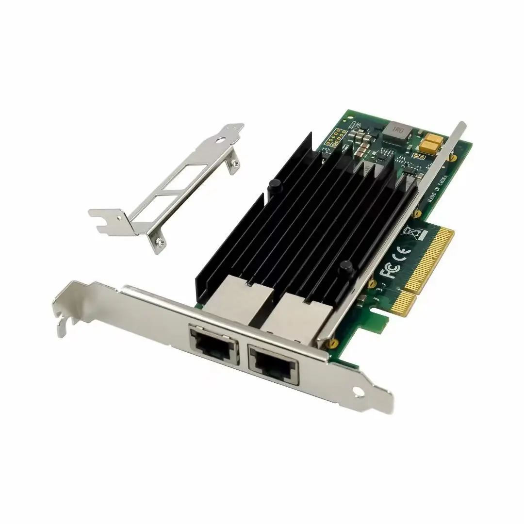 PCIe X8 Dual RJ45 Ethernet NIC Intel X540 X540-T2 LAN Server 10GB 10G Network Card