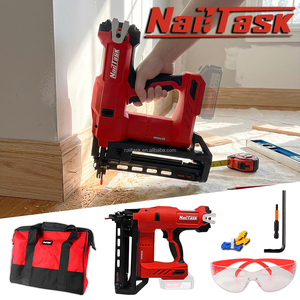<span class=keywords><strong>Clavadora</strong></span> Neumática Industrial de Alto Rendimiento 20V, Modelo NailTask DCFN40-T50, 16Ga, 40J de Energía de Impacto, Capacidad <span class=keywords><strong>para</strong></span> 125 Clavos, Ideal <span class=keywords><strong>para</strong></span> Moldeado de Calzado - Product Image 3