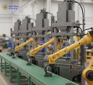 Yarı otomatik anahtar teslimi çözümler alüminyum öğle yemeği kutu üretim hattı - Product Image 4