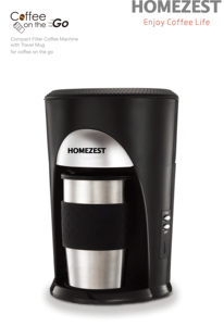 Cafetera de Goteo Portátil Multifuncional Profesional Homezest CM-901, Cafetera Individual de 1 Taza, Mini Cafetera - Product Image 5
