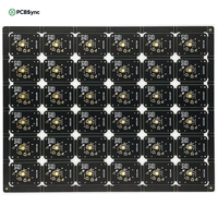 Circuit imprimé multicouche Rogers RT/duroid 5880, hybride 8/12 couches avec préimprégné 6002 pour module T/R de radar à réseau phasé