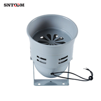 Sirène de sécurité multi-tension 12V 24V 220V 120dB, étanche IP54, klaxon d'alarme industriel anti-interférence, système de sécurité d'usine