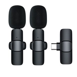 Microphone sans fil K9 2-en-1 TYPE C, mini micro-cravate pour diffusion en direct sur <span class=keywords><strong>YouTube</strong></span> et haut-parleur de téléphone portable – Approvisionnement direct usine - Product Image 2