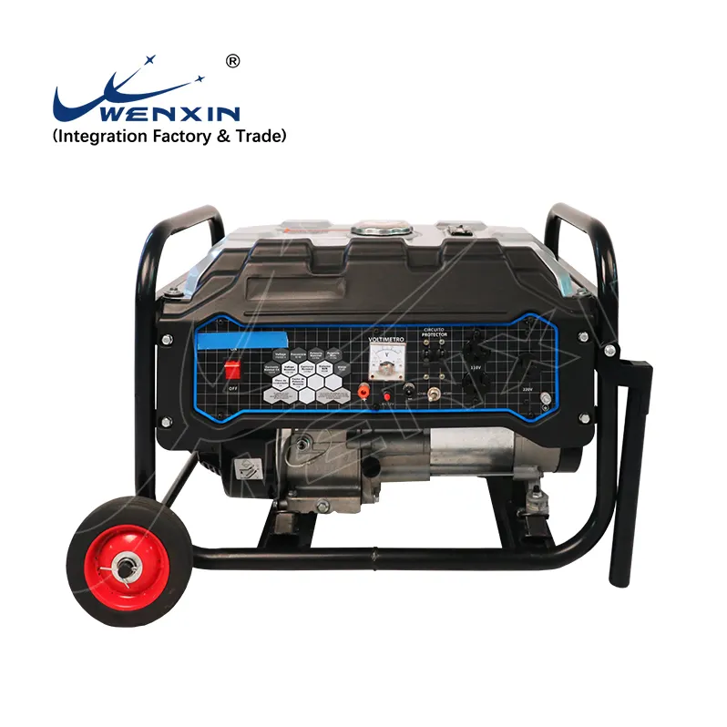 Grosir pembangkit listrik bensin 6.5HP 12V 8.3A 3000 Watt 110V 220V bingkai terbuka 2KW 2.2KW 3KW Generator bensin