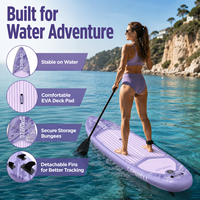 Produit de divertissement sportif : Planche de SUP gonflable, planche de paddle surf prête à être expédiée