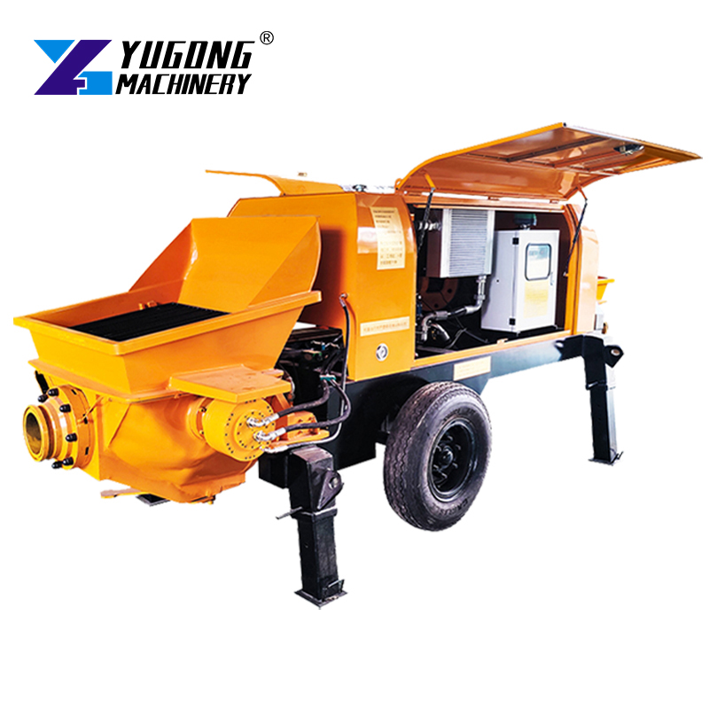 Mini Concrete Pumping Machine Pump Crete Diesel Concrete Pump for Construction Work