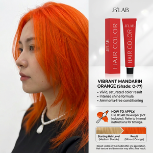 <span class=keywords><strong>Tinta</strong></span> per <span class=keywords><strong>Capelli</strong></span> Professionale a Marchio Privato, Crema Colorante Semi-Permanente con Estratti Erboristici, Grado Cosmetico, Colore Vibrante e Brillante - Product Image 3