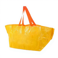 Tas Belanja Plastik Anyaman PP PE Warna-warni, Ringan, Tahan Air, Kapasitas Ekstra Besar, Awet, untuk Penyimpanan, Promo Hot Sale