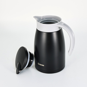 <span class=keywords><strong>OUDON</strong></span> 0.6L Thermos à café isotherme en acier inoxydable avec poignées, design moderne et luxueux, portable pour voyage et usage domestique, compatible eau bouillante - Product Image 4