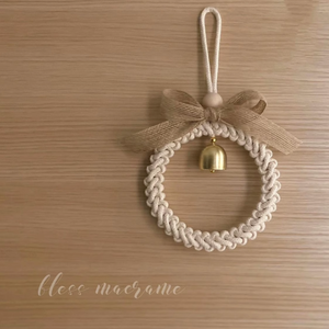 Style nordique fait à la main bricolage armure décoration de la maison mur porte cloche Vintage bébé lit cloche vent <span class=keywords><strong>carillon</strong></span> pour enfant chambre décor avec arc - Product Image 3