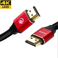 Câble 2.0 plaqué or mâle vers mâle haute définition 3D 4K 60Hz Ultra HD 19 broches 1 mètre pour PS4 Lecteur DVD Moniteur