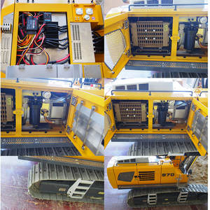 <span class=keywords><strong>Huina</strong></span> Kabolite-Pelleteuse électrique en métal, modèle d'excavatrice de 2.4G 1:14 18CH, jouets <span class=keywords><strong>RC</strong></span>, <span class=keywords><strong>K970</strong></span>-100 <span class=keywords><strong>K970</strong></span>-100S-PRO - Product Image 4