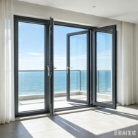 Ventana Corrediza de Aluminio de Alta Calidad, Moderna, Minimalista, de Perfil Estrecho, con Rotura de Puente Térmico, Insonorizada y con Gran Vista