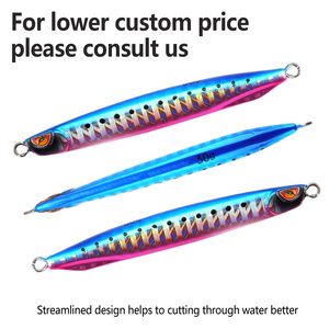 MOOKZZ Señuelo Luminoso UV para Pesca de Agua Salada, Anzuelos de Asistencia para Atún Kingfish, 20g, 30g, 40g, 60g, 80g - Product Image 2