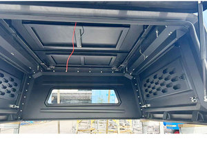 Couverture de benne de pick-up avec tente de toit intégrée, auvent en aluminium pour camion 4x4 tout-terrain, couverture de benne élégante avec tente - Product Image 5