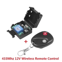 Télécommande sans fil 433MHz, 12V DC, 10a, RF, transmetteur/récepteur, pour système d'alarme Anti-vol