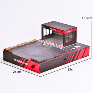 Modellino Auto in Scala 1:64, Scenografia in Miniatura Assemblata a Mano con Neve e Luci, Giocattoli in Metallo Pressofuso - Product Image 6