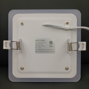 Lõm vuông bảng điều chỉnh ánh sáng ETL ES kín IC đánh giá LED 3inch 3W + 3W CRI Ra80 ra90 vị trí ẩm ướt vị trí ánh sáng màu xanh ra90 - Product Image 5