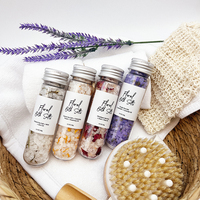 Sel de Bain Parfumé Aromathérapie Marque Blanche, Sel Marin Naturel Relaxant, Cristaux de Sel Minéral de l'Himalaya pour Bain et Gommage des Pieds