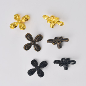 Zinc Alloy Four Leaf Clover Cabinet Handle Novelty Shape Durable Furniture <b>Knob</b> Scandinavian Style Single Hole Drawer Wardrobe - Product Image 4