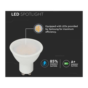 GU10 lampada LED 10W 1000LM 220V 110 gradi freddo 6400K Opal diffusore SMD Chip 5 anni di garanzia SKU-218801-illuminazione/ - Product Image 6