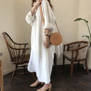 <span class=keywords><strong>Abbigliamento</strong></span> donna di vendita caldo camicia lunga in cotone di lino abiti <span class=keywords><strong>Casual</strong></span> <span class=keywords><strong>per</strong></span> le <span class=keywords><strong>donne</strong></span> - Product Image 1