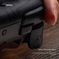 8BitDo Orion Youth Generasi ke-2 Pengontrol Nirkabel Hitam Transparan ABS Joystick untuk Windows Android