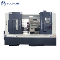 Tournage-Fraisage CNC FULU FCK56Y-1200 à 45° avec Tour à 12 Stations et Tête Rotative, Haute Précision, Système de Commande GSK