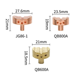 Boquilla de Cobre Puro para Soldadura QB600 800A JG86 1, Portaherramientas para Varilla de Carbono - Product Image 2