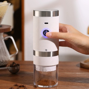 เครื่องชงกาแฟไร้สายแบบพกพา พร้อมใบมีดเซรามิกคุณภาพสูง ใช้พอร์ต USB สำหรับใช้ในบ้าน รุ่น W-309 - Product Image 6