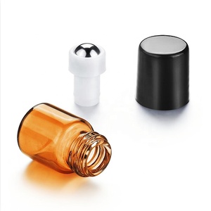 Mini échantillon d'huile essentielle parfumée Santo 1ml 2ml 3ml 5ml 10ml, flacon roll-on en verre transparent ou ambré personnalisé avec diffuseur à bâtonnets, 100 pièces - Product Image 5