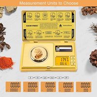 Wholesale Fuzion Brand Portable Mini Digital Pocket Scale 0.001g Battery Powered Stainless Steel Material Diamond Gold Jewelry