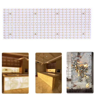 Panneaux LED flexibles bicolores CCT 2700-6500k Bond 24v 24w 9.17x19.69, feuilles LED flexibles rétroéclairées pour îlot de cuisine, effet marbre - Product Image 5