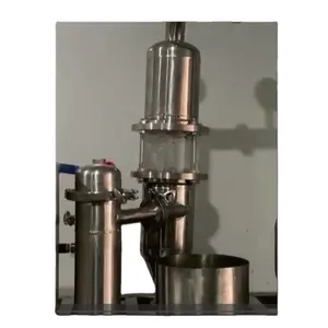 Industrial vacuum evaporation single effect falling film evaporator for oil distillation