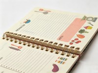 Roze Bloemige Kat Chef Spiraalvormig Receptenboekje Schattige Kat Chef Hoed Illustratie Hardcover Familie Bakboek Dagboek Groothandel