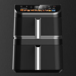 Friggitrice ad Aria Digitale 3000W con Motore DC, 4.5+6.5 Litri, 2 Cestelli, Grande Capacità 11L, Schermo a Colori, Doppio Cestello - Product Image 1