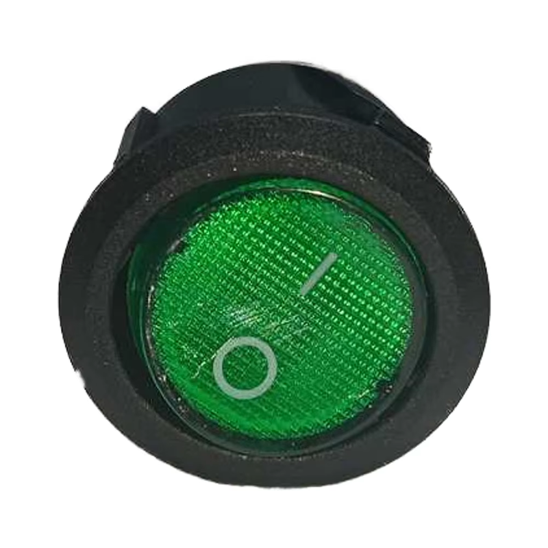 Mini 20mm Round Rocker Switch SPST