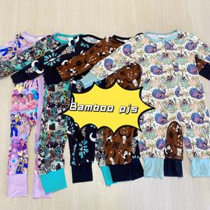 Pijamas de Bambú para Bebé, Artículos Occidentales al por Mayor, Talla y Color Aleatorios, con Cierre de Cremallera para Niños - Product Image 6