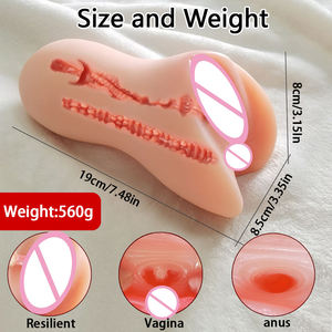 Juguete Realista para Aliviar el Estrés Masculino al por Mayor - Figura de <span class=keywords><strong>Silicona</strong></span> Suave 3D para Adultos <span class=keywords><strong>con</strong></span> Textura Realista - Product Image 2