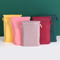 Sacs de cosmétiques, vêtements à cordon PVC/EVA mat givré, impression personnalisée, promotion