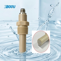 EC-A403-PEEK Résistance 150 ℃   Capteur de conductivité, de salinité et de TDS pour la qualité de l'eau industrielle en ligne, K=0.47 500mS/cm