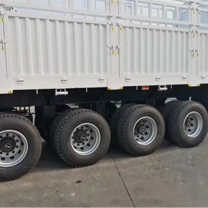 Semirremolque de Acero de 3 Ejes de Alta Calidad en Venta, para Transporte de Carga - Product Image 1