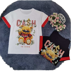 Camiseta de Mujer de Fibra de Bambú y Algodón Estampada, Personalizada, Suave y Casual - Product Image 1