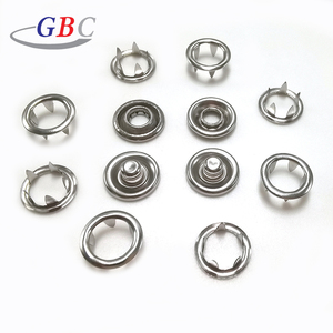 Quảng Đông Nhà Máy Bán Thép Không Gỉ Nickel Vòng <span class=keywords><strong>Prong</strong></span> <span class=keywords><strong>Snap</strong></span> Nút Kim Loại Kích Thước Khác Nhau <span class=keywords><strong>Prong</strong></span> Nút Cho Bé Đóng Cửa - Product Image 1